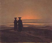 Caspar David Friedrich, Two Men at Twilight (mk10)